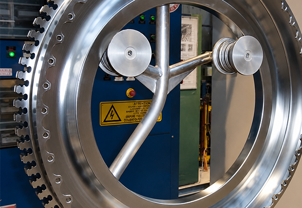 Aviation turbine disc after washing