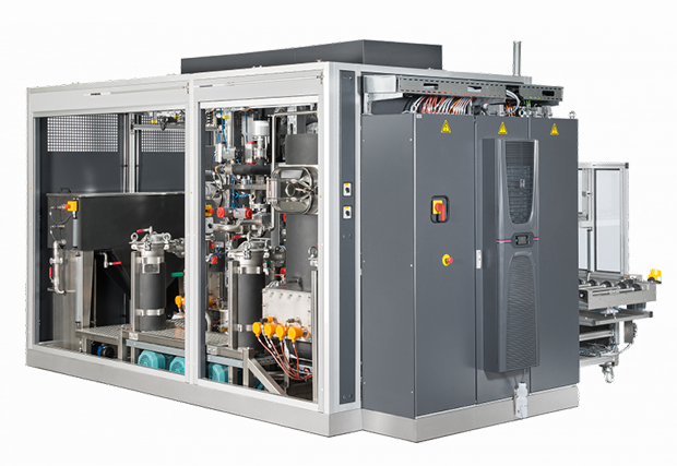 Exterior and interior views of the ultrasonic parts cleaning machine – Powerjet