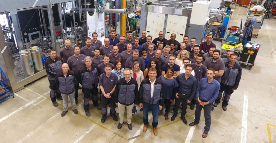 Parts washers manufacturer Mecanolav's team