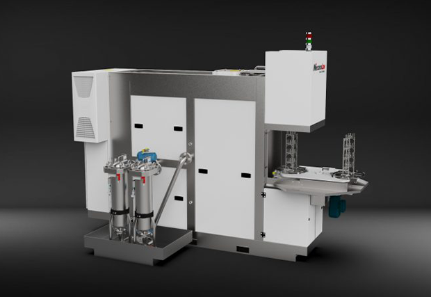 rocker arm cleaning machine
