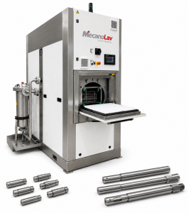 MecanoJET for degreasing automotive drive shafts