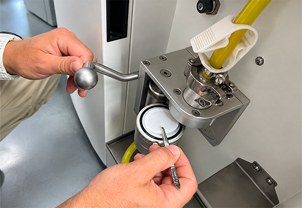 Membrane used to collect contaminants